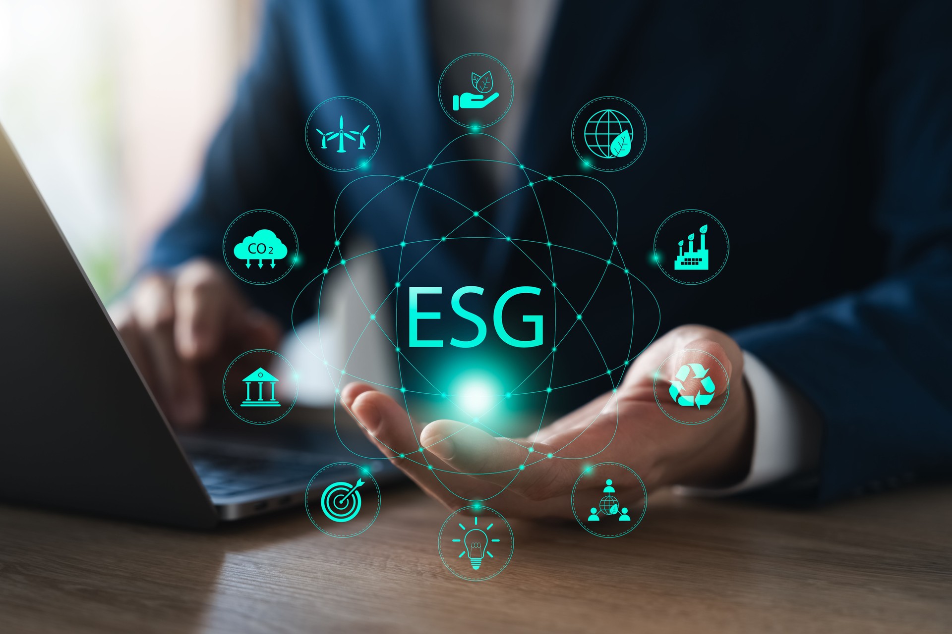 Social Investment Business Ideas ESG Governance and Environment, Sustainable and Ethical Organization Development.